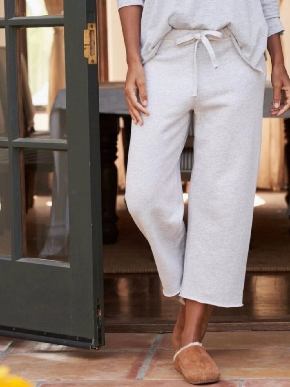 Frank & Eileen Catherine 24”Favorite Sweatpant in Heather Gray - Picture 2 of 5